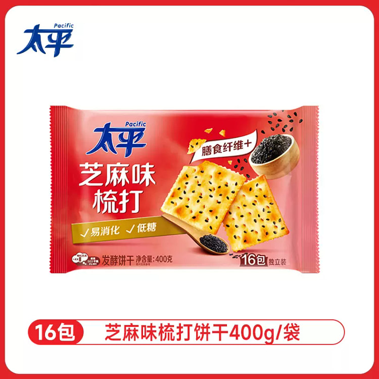 Taiping soda crackers sesame flavor 400g*1 bag
