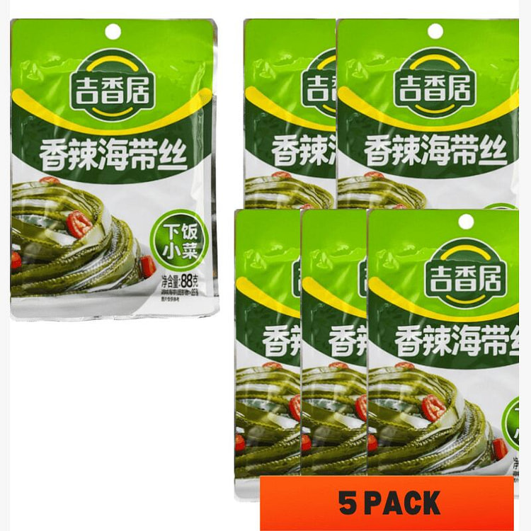 Jixiangju Shredded KelpSpicy Sichuan Flavor 88g*5 88 g