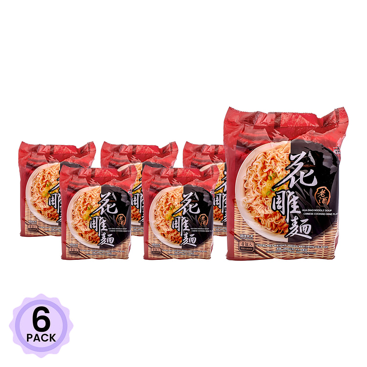 五木 马祖老酒花雕面 95g*4 380 克*6 包