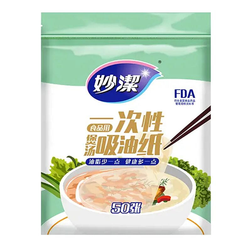 Miaojie disposable oil absorbing 50 sheet 1 each
