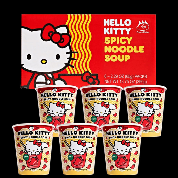 Hello Kitty Instant Spicy Ramen Noodle Soup