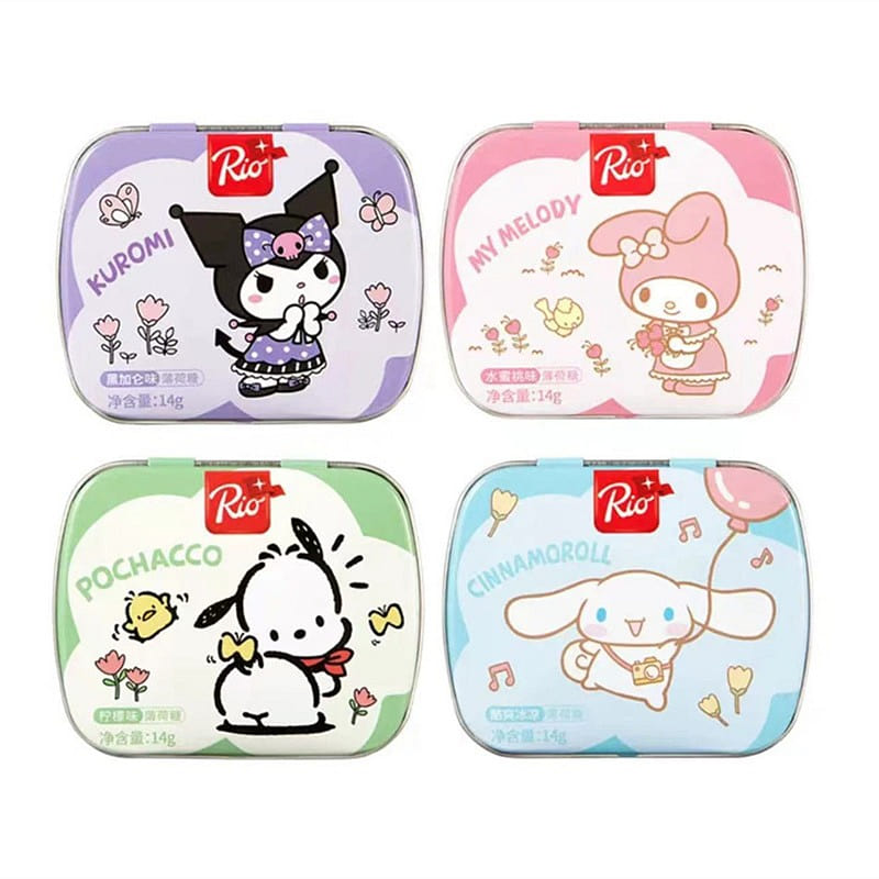Sanrio Breath Fresh Mints - Regular 4-Pack 1 phần