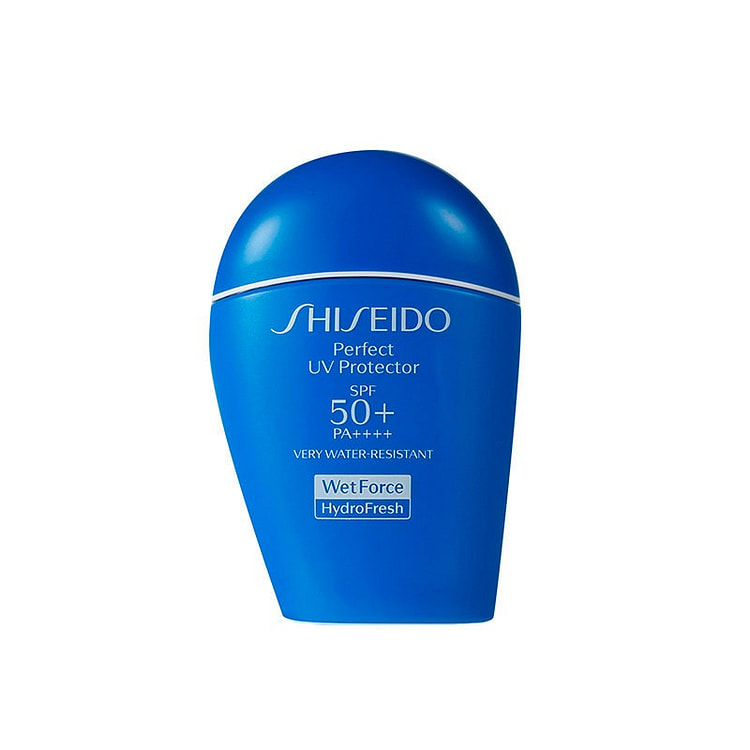 Shiseido New Sunny Summer Ultimate Effect Water Powered Blue Fat Sunscreen 