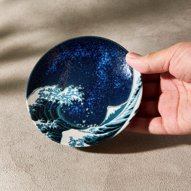 Mt. Fuji Great Wave Dish