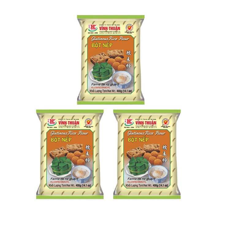 [Vinh Thuan] Glutinous Rice Flour 400g x3 Packs 3 pack