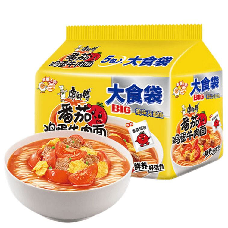Master Kong Tomato Beef Noodles – 152g x 5 Bags 5 box