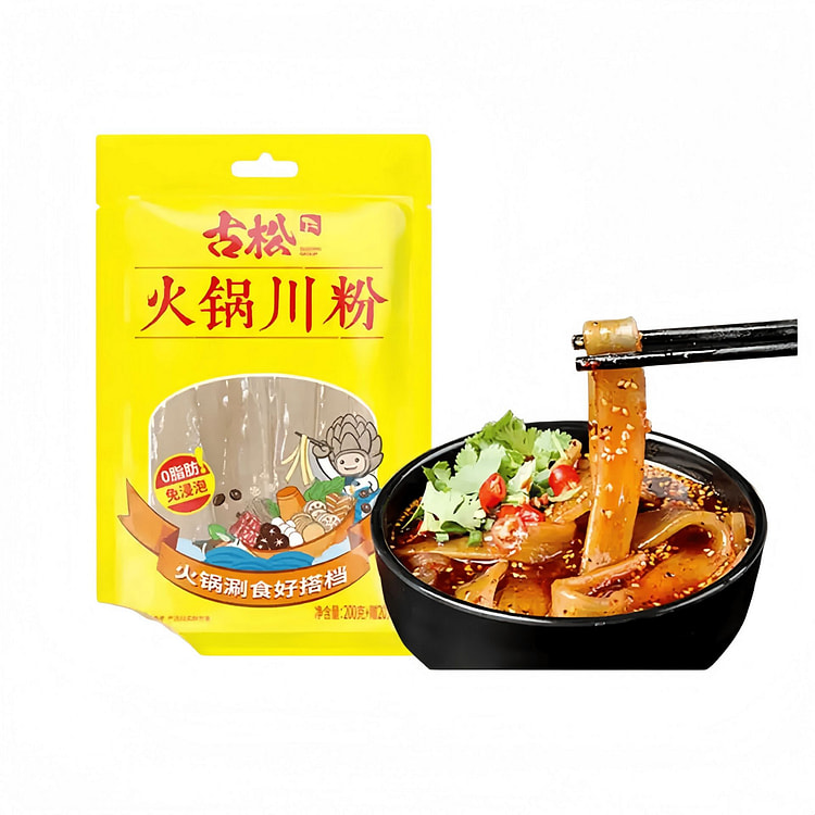 古松火锅川粉220g*1袋粉速食宽粉大宽苕粉火锅 220 克