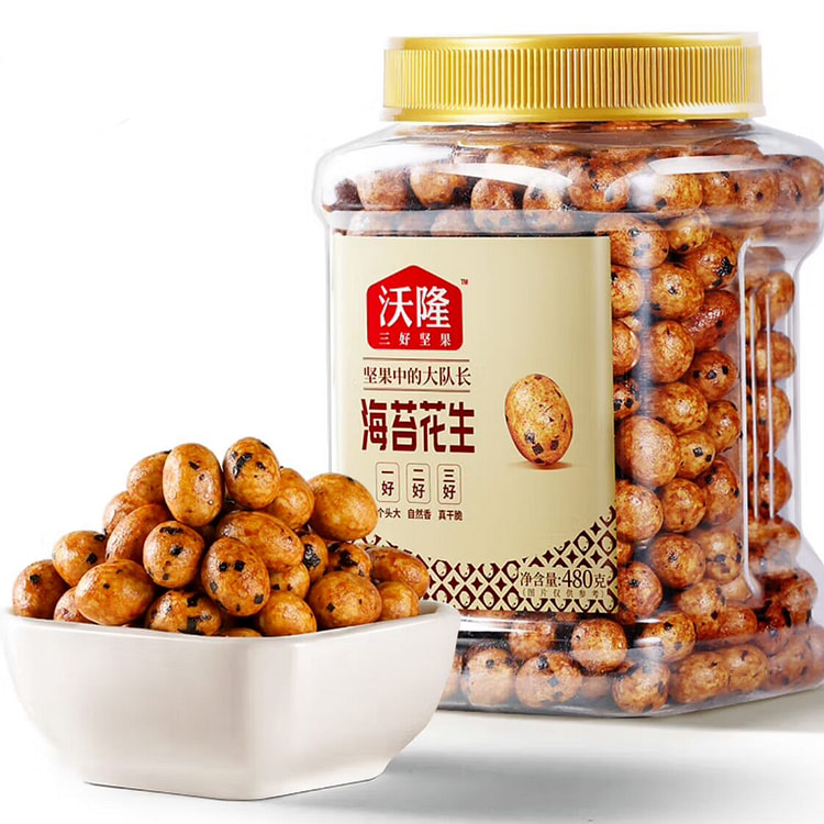 沃隆鱼皮花生海苔味480g