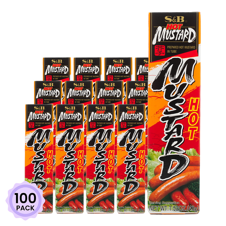 S&B 日式 辣芥末酱 1.52 盎司*100 包