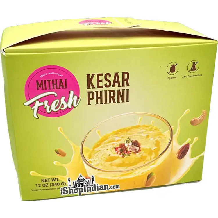 Mithai Fresh Kesar Phirni - 4 Pack, 12 oz