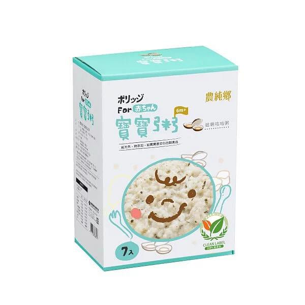 台湾【农纯乡】宝宝粥:蛤蜊咕咕粥 1050 克