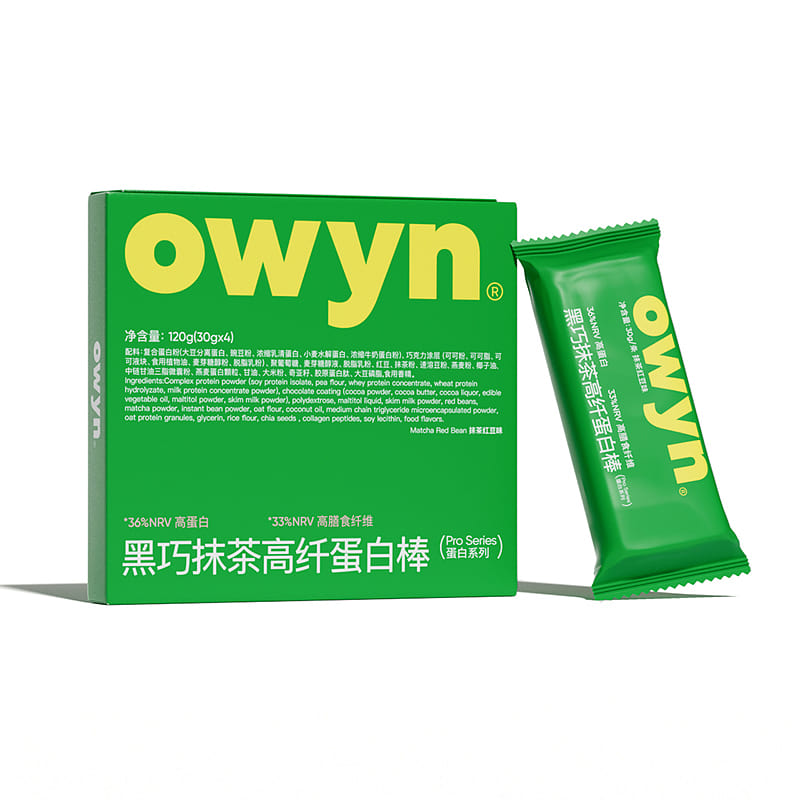 轻食兽 蛋白棒能量棒威化 黑巧抹茶味 120g 1 份
