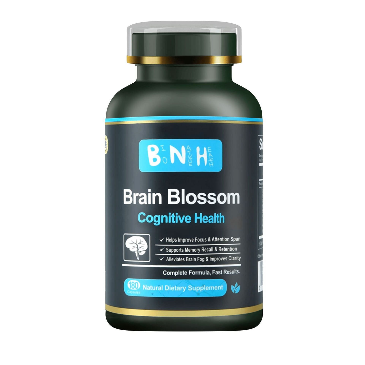 Brain Blossom, Natural Supplement, 180 ct 1 each