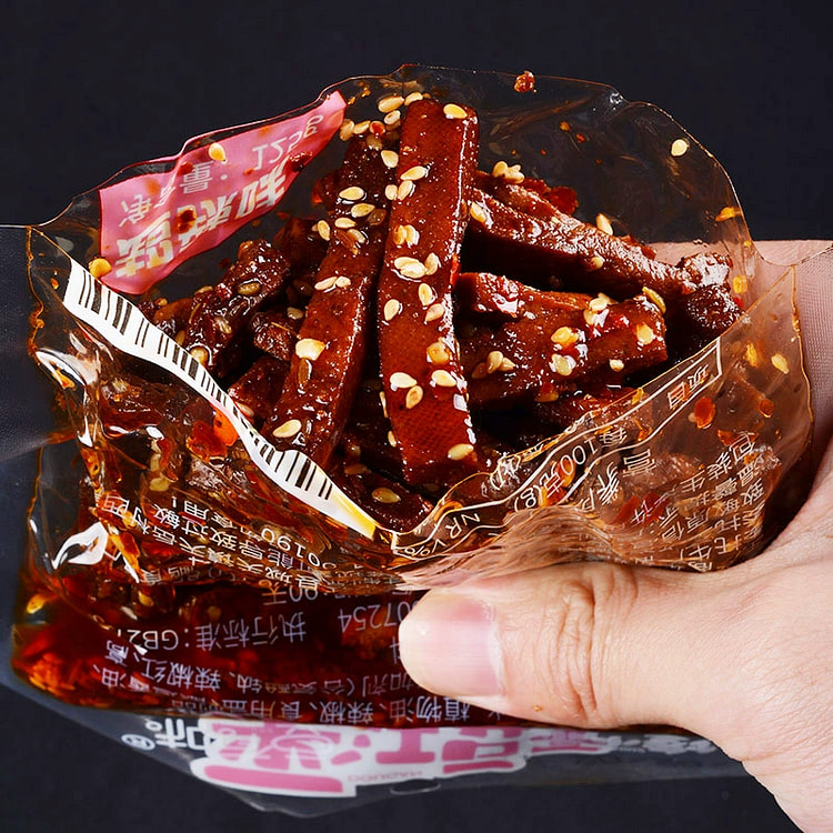 馋小乖柴火香干豆干 豆腐干湖南平江特产 香辣下酒零食小吃【香辣味125g*1袋】