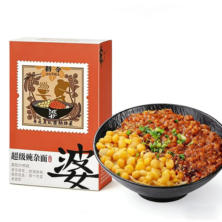 秦云老太婆 重庆超级豌杂面 290g*1盒 290 克