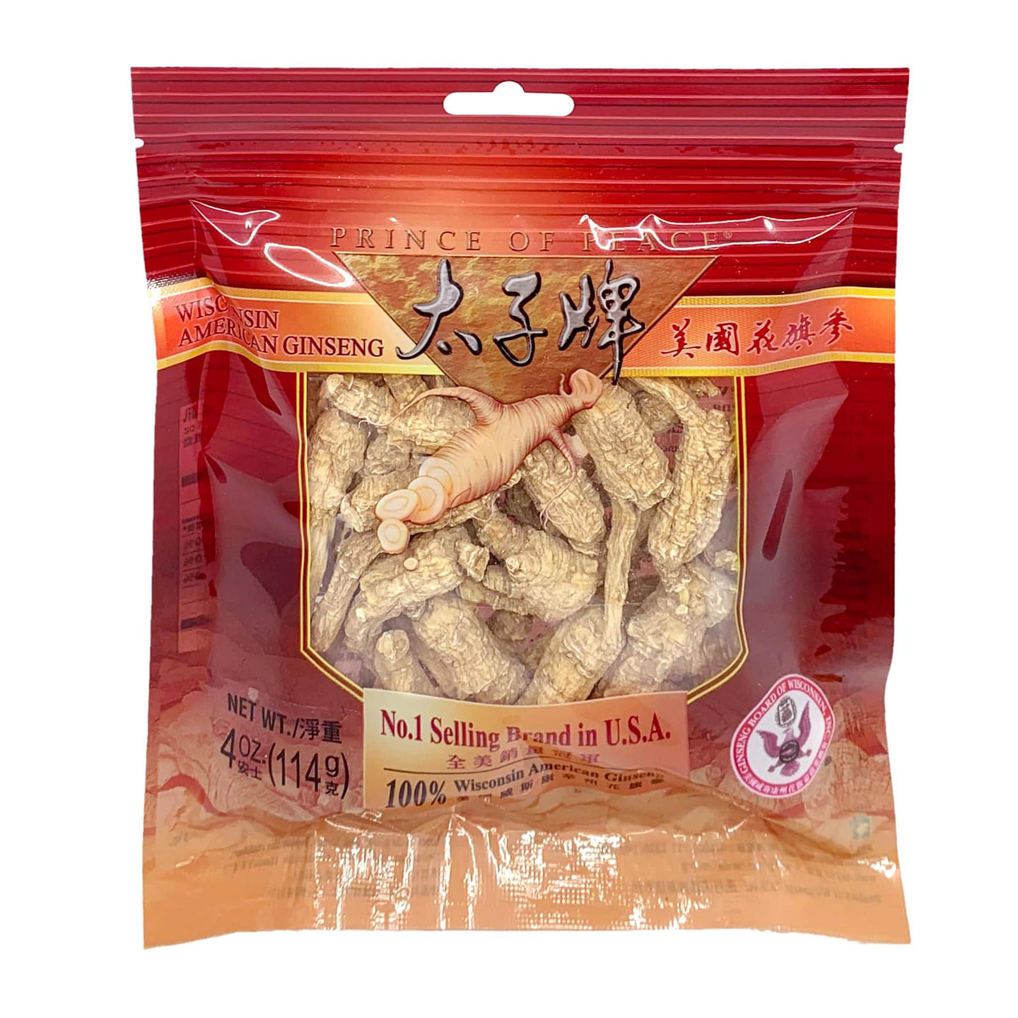 Prince of Peace Wisconsin American Ginseng 4oz 1 개
