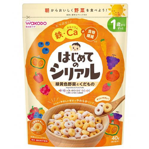 和光堂 果蔬纤维 谷物麦片圈 40g
