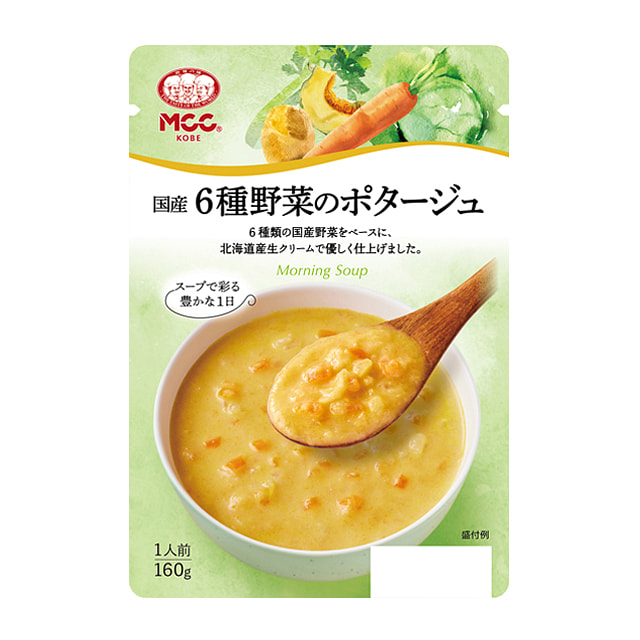 MCC 6种蔬菜浓汤 160g 1 份
