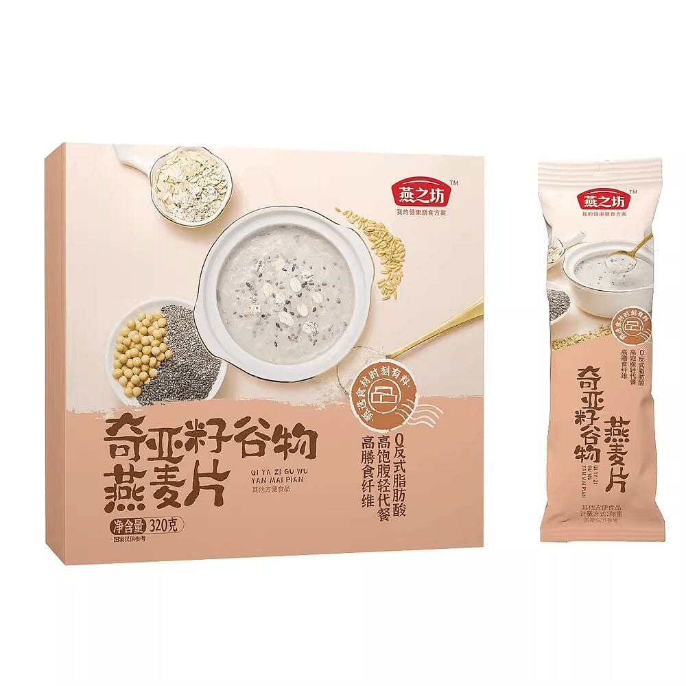 Yanzhifang – Chia Seed Cereal Oatmeal 320g 320 g