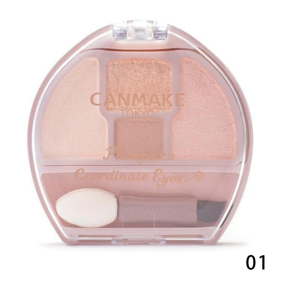 CANMAKE Plunpuku Corde Eyes Eye Shadow For Teardrop Bags 01 Apricot Plump 1 count