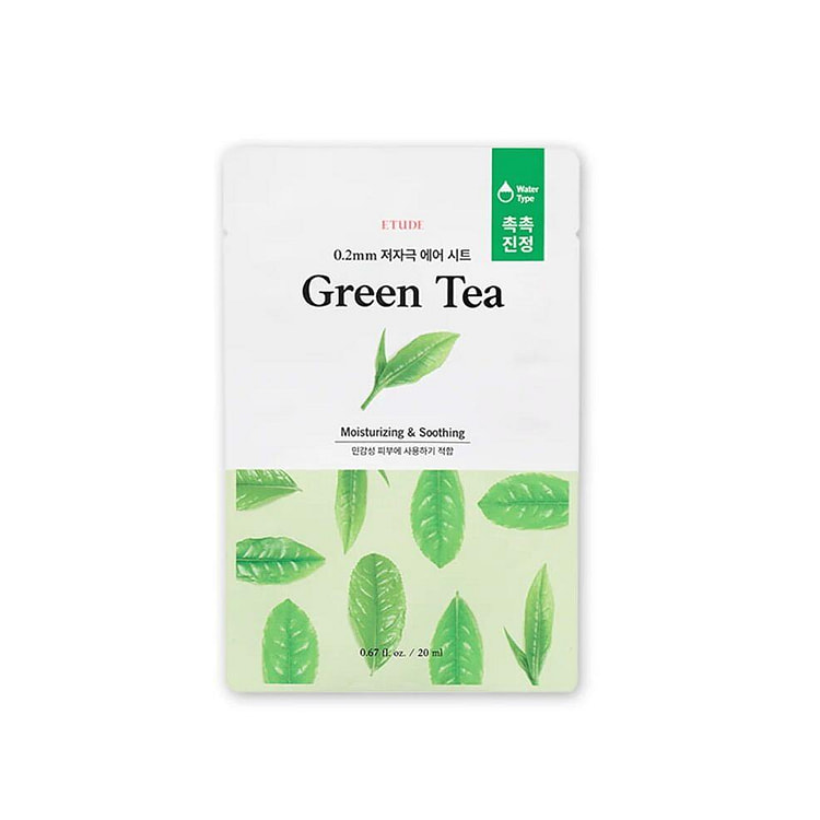 Etude 0.2 Air Mask Green Tea 5pc 1 each