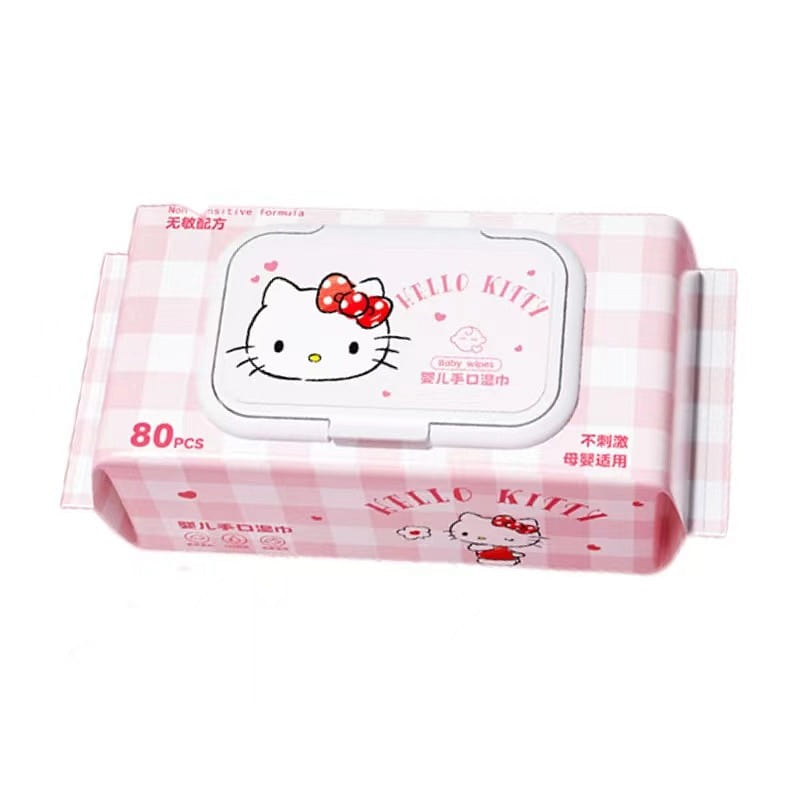 Sanrio Baby Hand Mouth Wipes Household Wipes Outdoor Portability 1 個