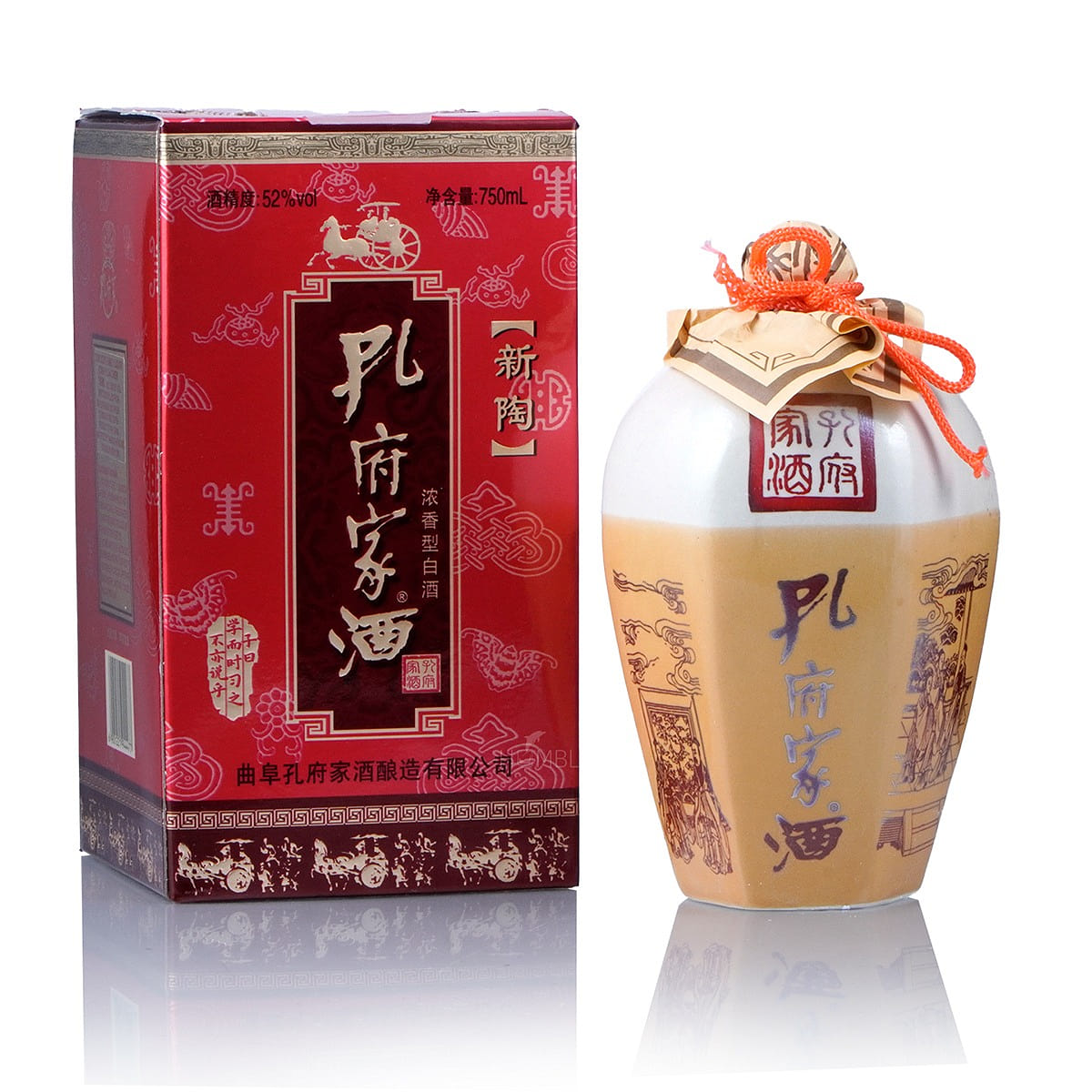 Confucius Family 52% Alc Chinese Baijiu 750 ml