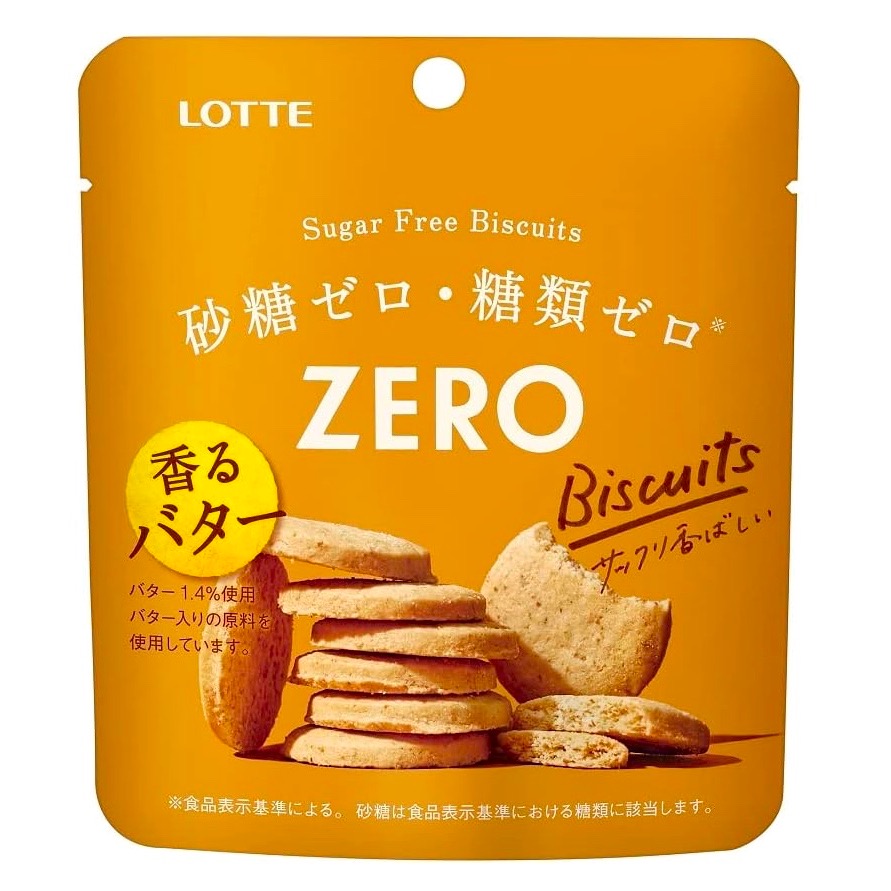 日本乐天ZERO无糖饼干黄油味26g 1 份