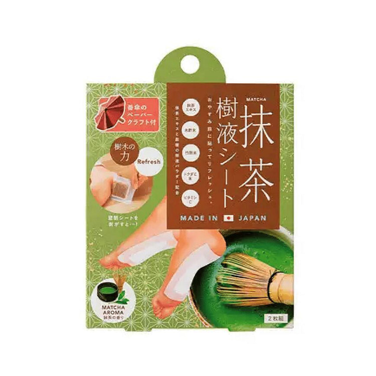抹茶足贴 2枚 1 包