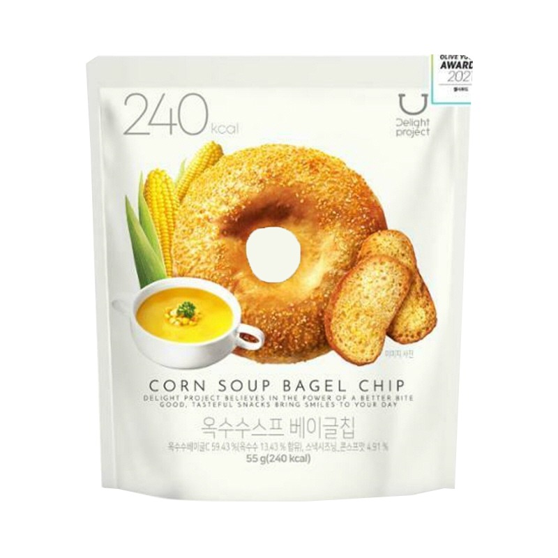 Get [Delight Project] Corn Soup Bagel Chip Delivered Weee! Asian Market