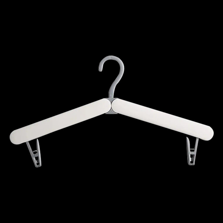 SECCHIC New Portable Folding Clothes Rack Grey F