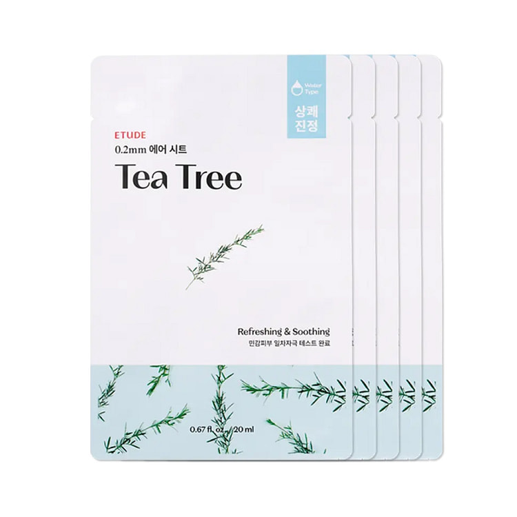 ETUDE 茶树面膜 5 片装