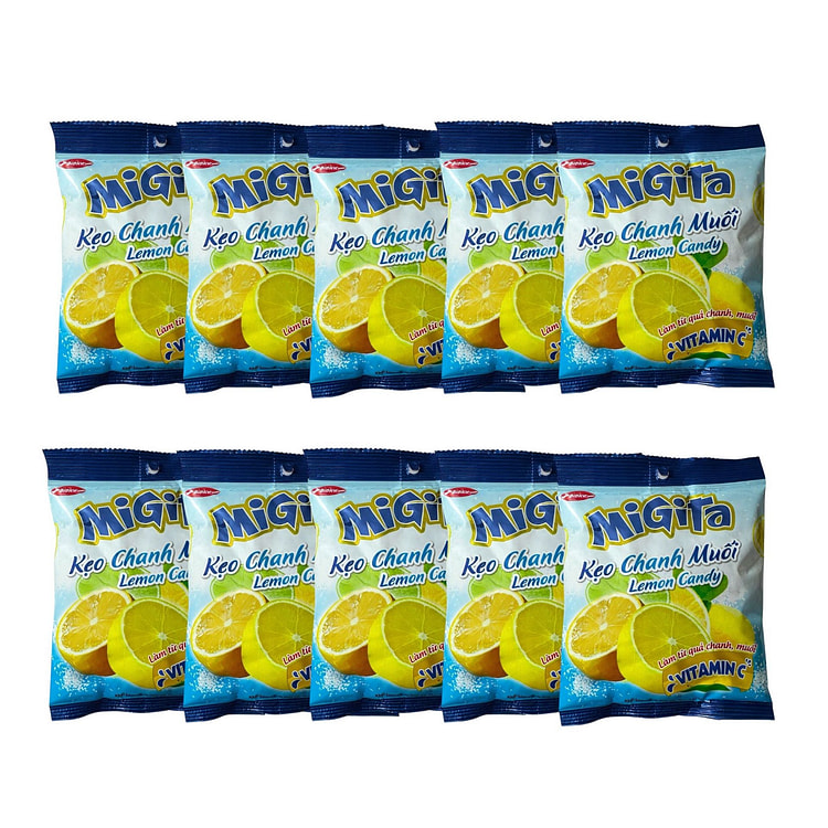 MiGita 盐柠檬糖 70克 70 克*10 个