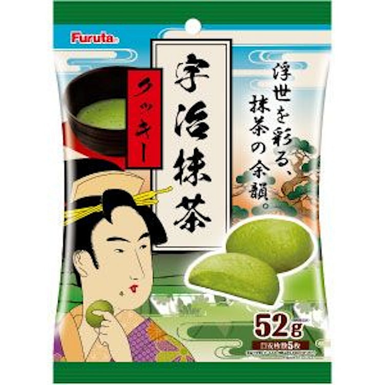 Furuta Uji Matcha Cookies 52g 1 pack