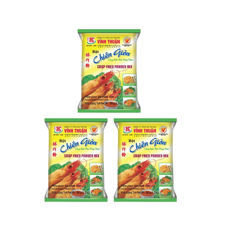 [Vinh Thuan] Crispy Fry Flour 150g x3 Packs 3 count