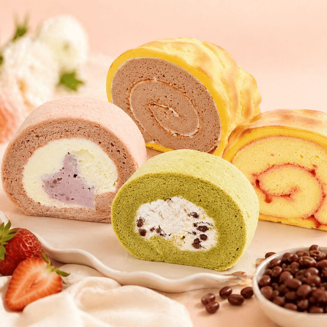 Popular Four Flavor Cloud Roll Combo 460 g