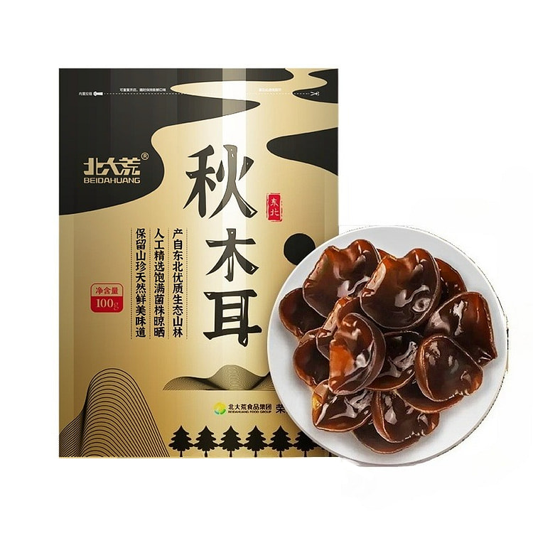 北大荒秋木耳黑木耳100g*1袋