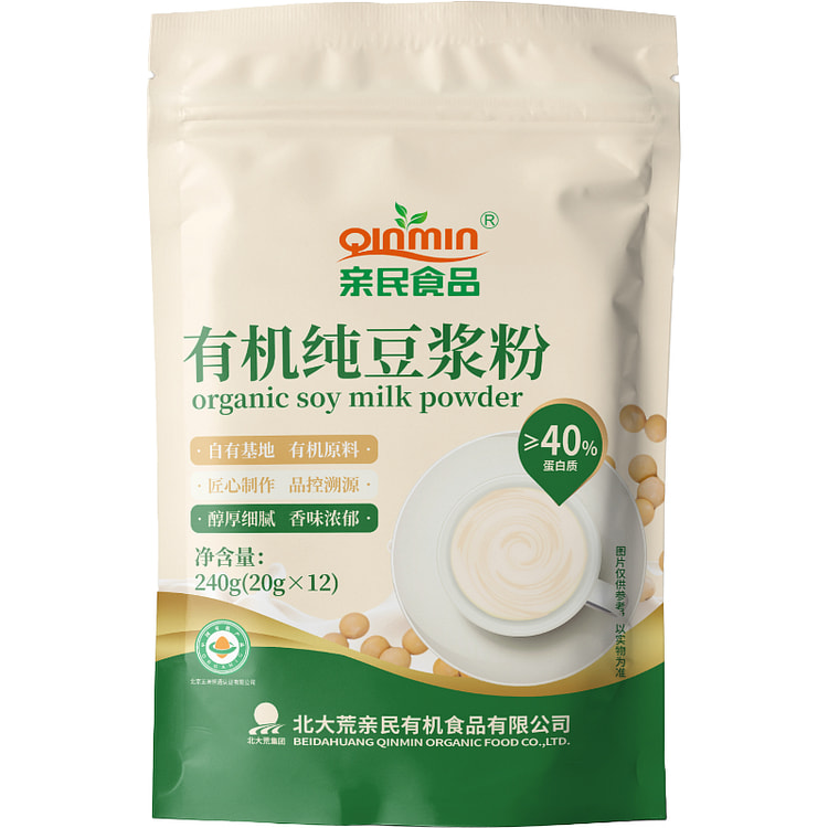 北大荒集团有机纯豆浆粉240g*1袋