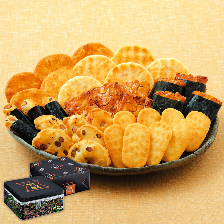 MOCHIKICHIi Rice Crackers Gift Box 7 Types 38 Pcs