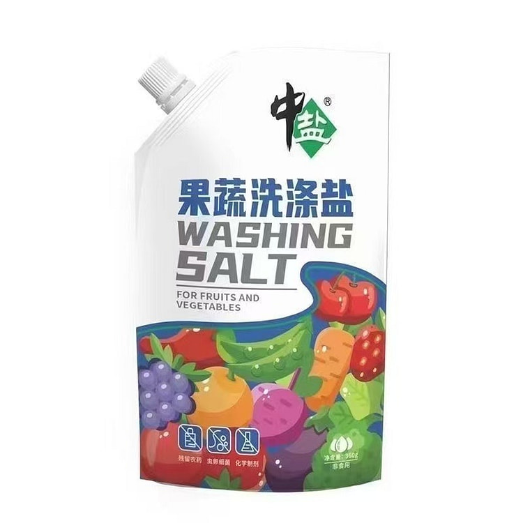 中盐果蔬盐洗涤盐360g*1袋 1 包