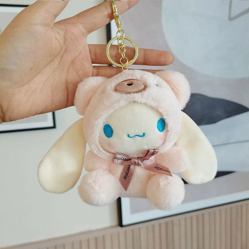 Keychain Accessory Pendant Doll Plush Toy Gift-Cinnamoroll 1 each