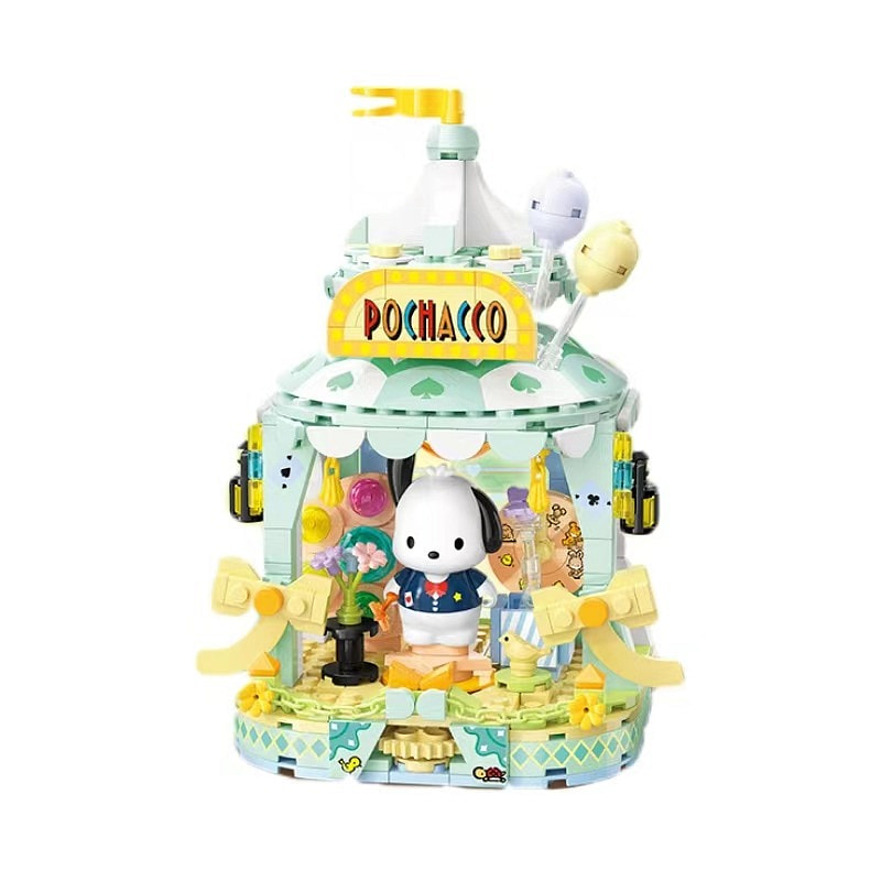 Get Sanrio Lego Building Blocks Colorful Amusement Park Birthday