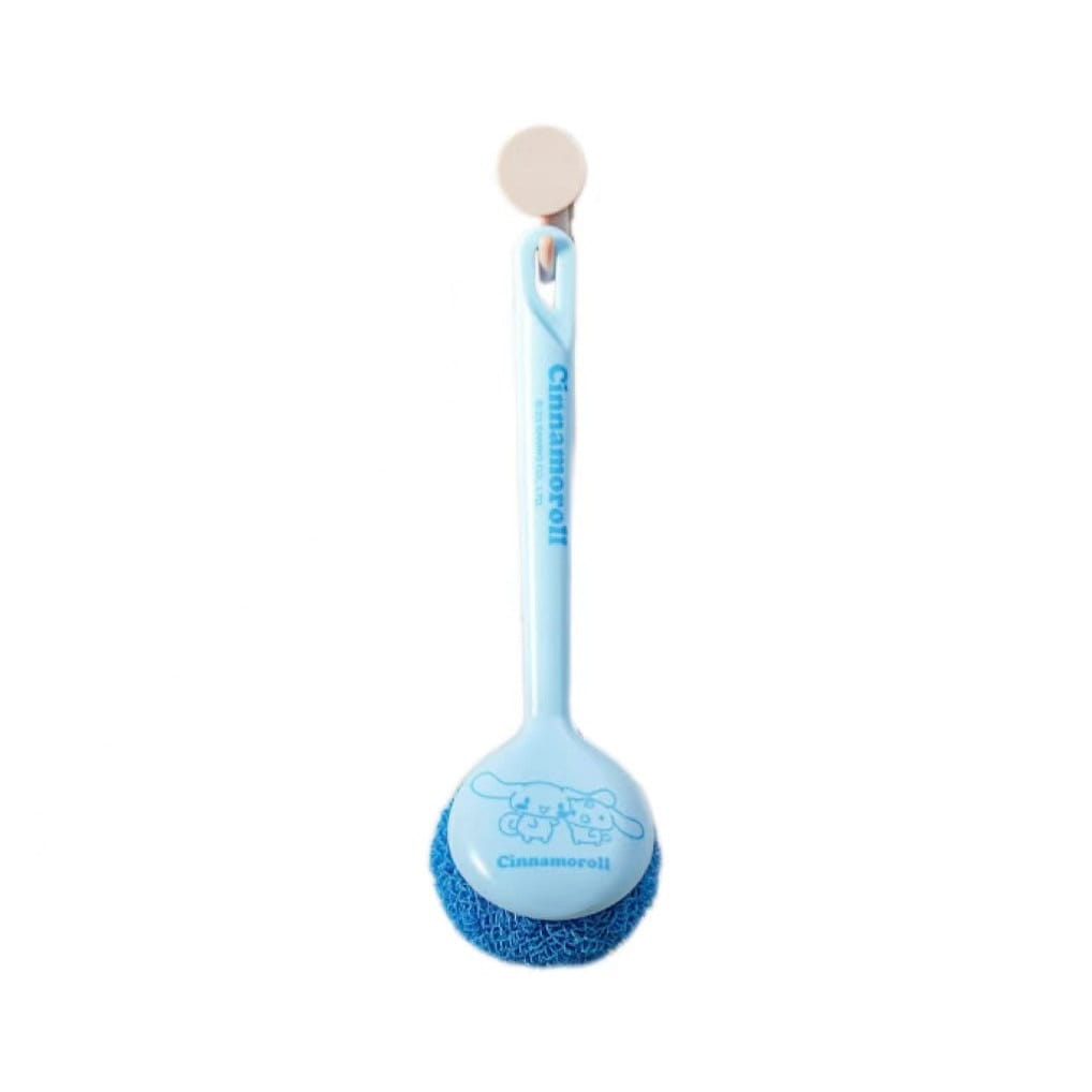 Sanrio Cartoon Long Handle Steel Ball Pot Brush – Cinnamonroll 1 PC 1 each