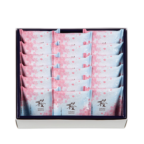 宗家 源吉兆庵 桜ヴァッフェル　18枚入 1 箱