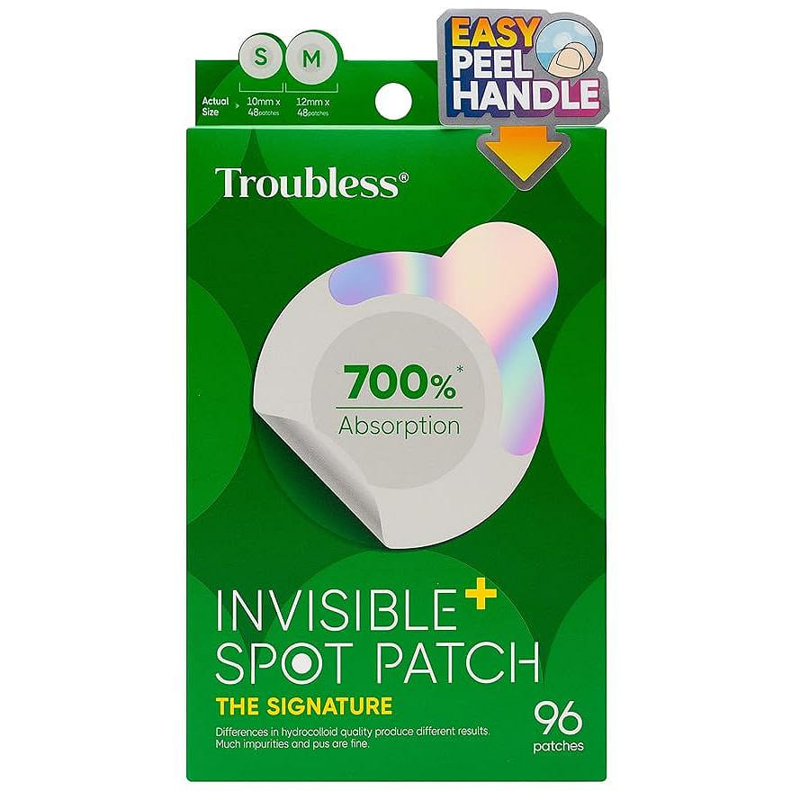 TROUBLESS INVISIBLE PLUS ACNE PATCH THE SIGNATURE 96PATCH 1 each