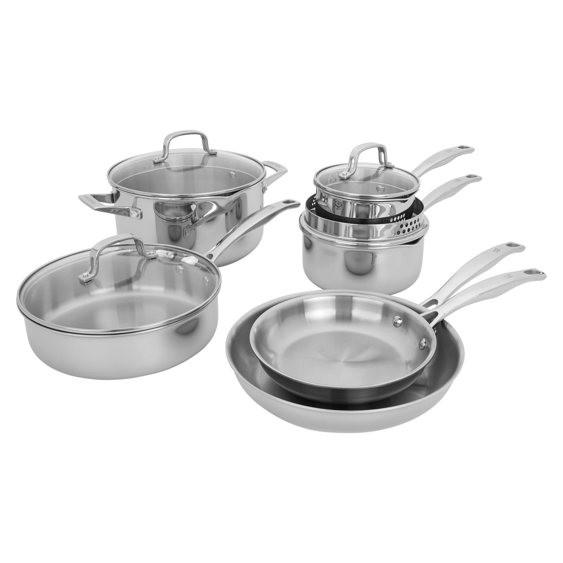 Henckels Clad H3 10-pc Stainless Steel Cookware Set 1 phần