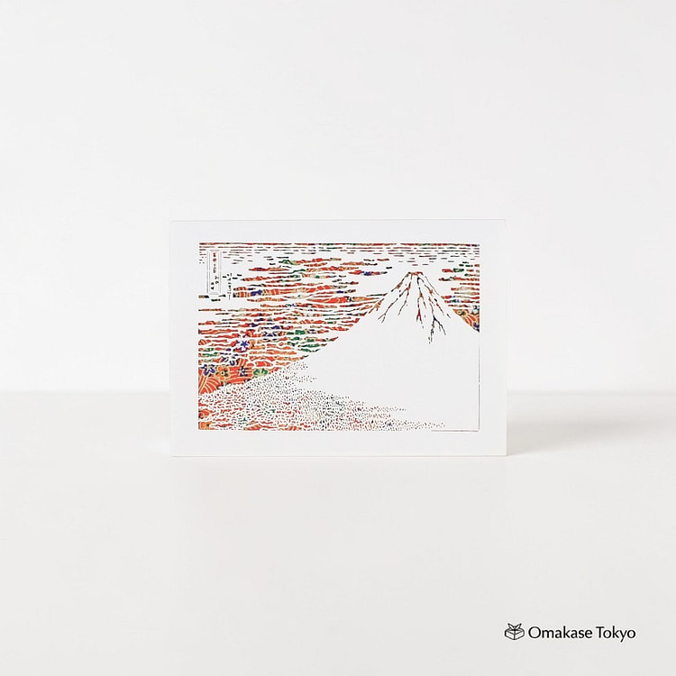 富士山和纸贺卡套装 90 克