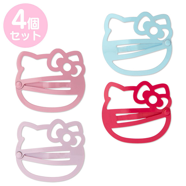 Sanrio Hello Kitty Patchin Pin Face 4pcs 1 count