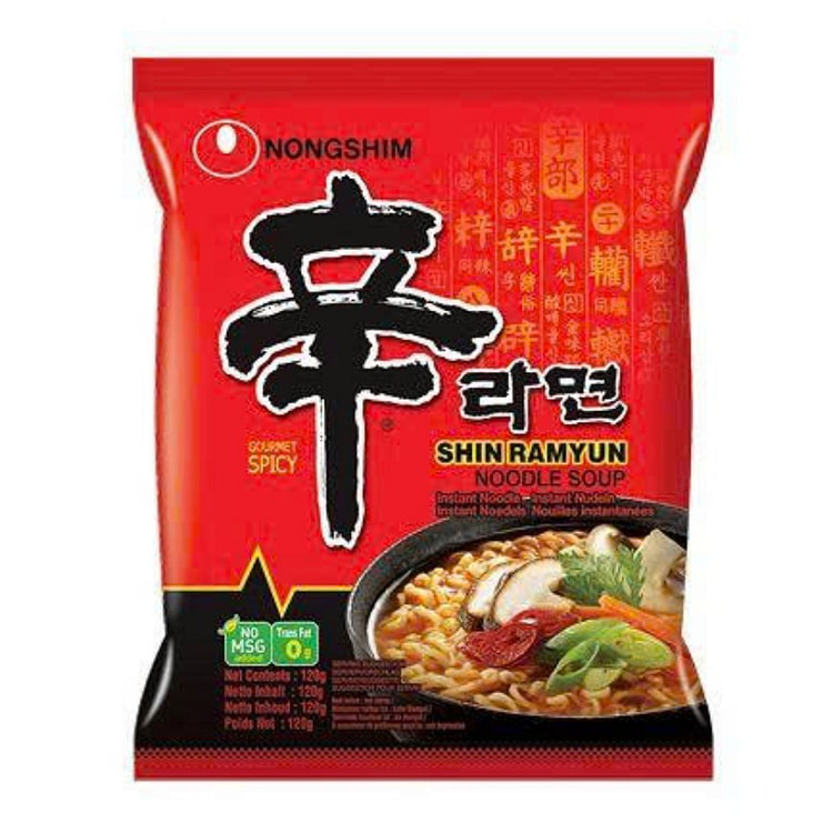 [NongShim] Shin Ramyun Noodles 120g * Pack 1 pack (min 2)