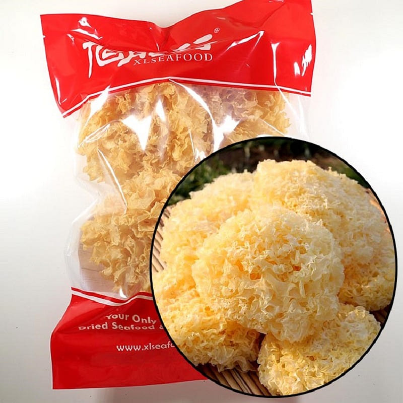 Xlseafood organic snow fungus 4 pcs 150g or so 5 oz